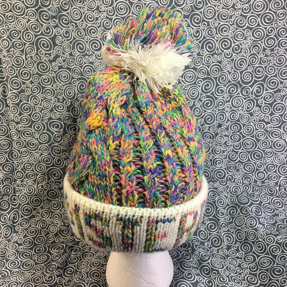 Robin Ruth Multi Color Amsterdam Knitted Beanie - Picture 1 of 4